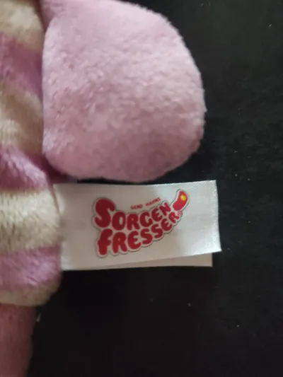 Sorgenfresser Kuscheltier Polli Rosa Fantasiefigur 20 cm