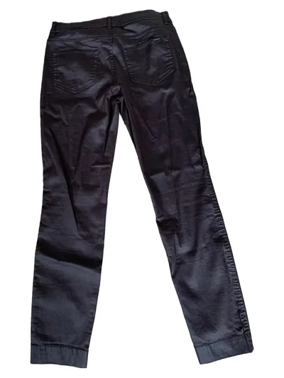 Comma Damen Hose Stoffhose Skinny Fit W29 Gr. 38 Braun Casual Baumwolle Stretch