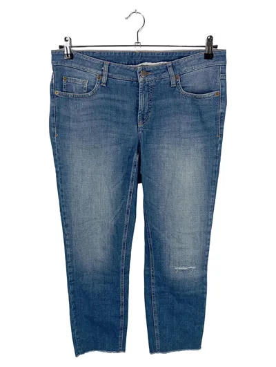 CAMBIO Damen Destroyed Jeans Blau Gr. 30-40 Casual Stretch