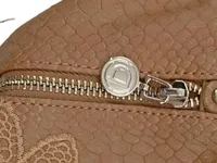 Desigual Damen Gürteltasche Bauchtasche Beige mit Blumenstickerei Praktisch 4