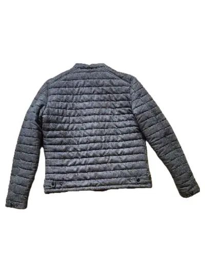 MAISON CINQCENT Herren Steppjacke Oliv Gr. 46/S Casual Gesteppt Reißverschluss
