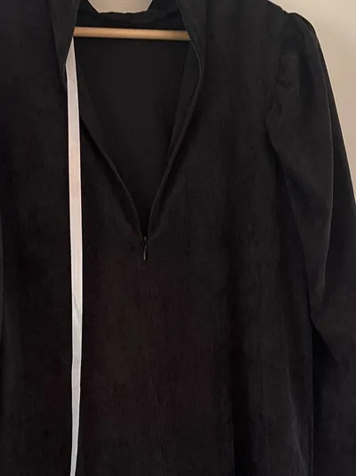 Missguided Damen Cocktailkleid 36/S Schwarz Elegant Langarm