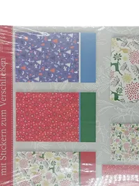 arsEdition 6 Geschenktüten mit Stickern Weihnachten Rentier Schneeflocken 4