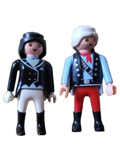 Playmobil Western Figuren Set Cowboy Offizier Soldaten Mehrfarbig ab 4 Jahre