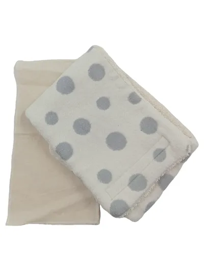 ALANA Stirnband Beige Punkte Frottee Baumwolle Kinder Gr. 74