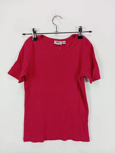 alive Kinder T-Shirt Gr. 140 Pink Basic Baumwolle Kurzarm