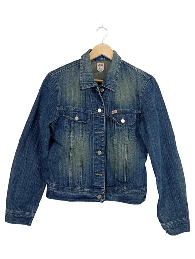 Miss Sixty Jeansjacke Blau Gr. 40 L Damen Casual Basic Italy