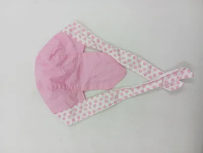 Sanrio Hello Kitty Kopftuch Bandana Tuch Rosa Baumwolle Blumenmuster Kinder
