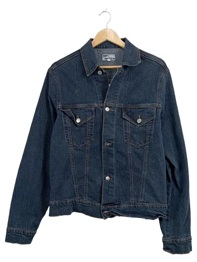 HOLIDAY Damen Jeansjacke Blau Gr. 48 Casual Baumwolle Freizeit Langarm