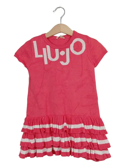 LIU JO Mädchen Freizeitkleid Gr. 92 Pink Casual Sommerkleid