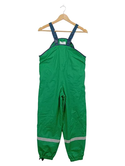 Playshoes Regenlatzhose Kinder Gr. 140 Grün Matschhose Outdoor