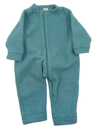 ALANA Einteiler Fleece Overall Kinder Gr. 74 Petrol Wolle