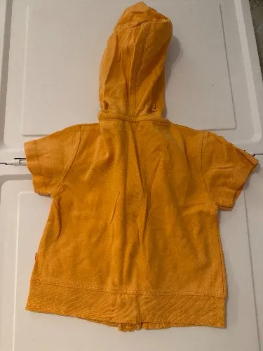 STACCATO Mädchen Kapuzenjacke Kurzarm Orange Gr. 92/98 Sportlich