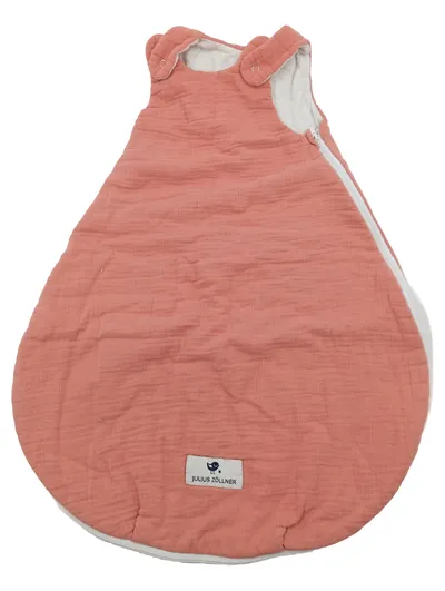 Julius Zöllner Baby Schlafsack Musselin Gr. 68 Rosa Uni