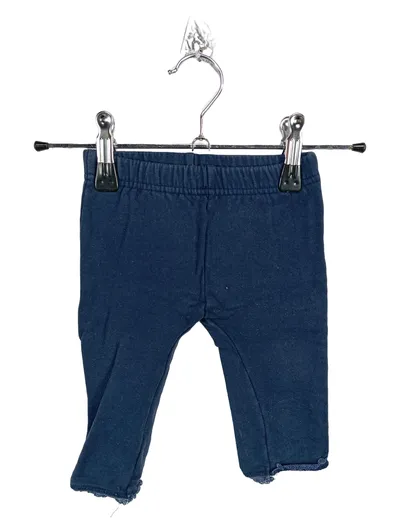 STACCATO Mädchen Leggings Gr. 74 Blau Uni Baumwolle Freizeit Casual