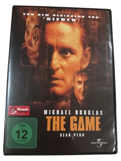 The Game DVD Michael Douglas Sean Penn Thriller FSK 12 Universal