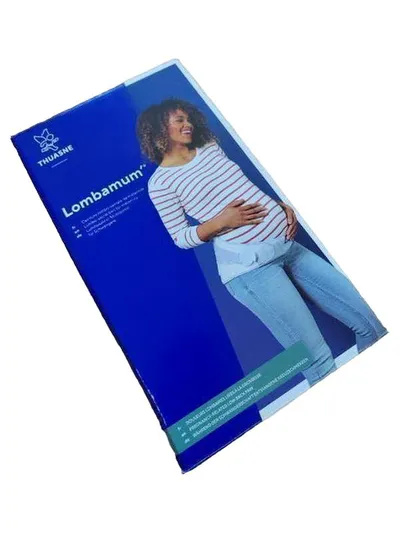 Thuasne Lombamum Schwangerschaftsbandage Damen Rückenstütze Bauchband Grau