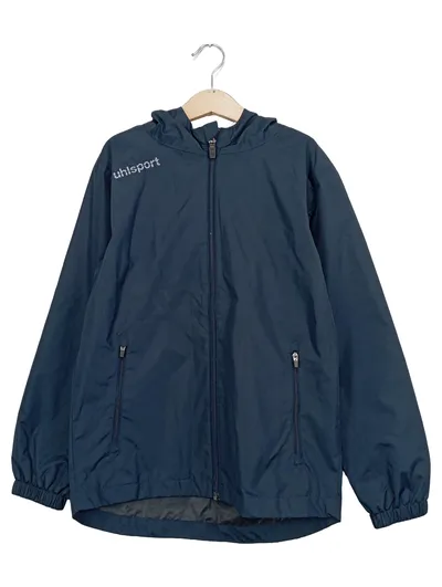 Uhlsport Kinder Regenjacke Gr. 140 Blau Sportlich Outdoor