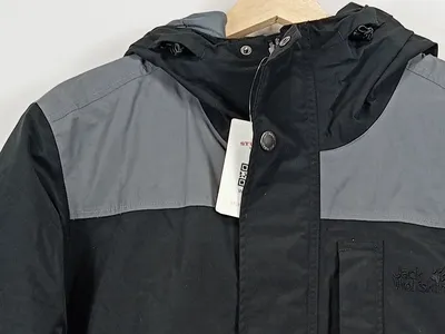 Jack Wolfskin Herren Winterjacke Outdoor Schwarz Gr. 40 Herbst/Winter