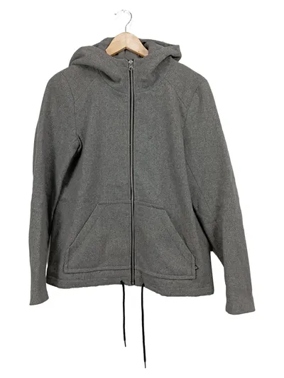 Noisy May Damen Sweatjacke Kapuze Grau Gr. 38/M Casual