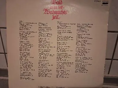 Eterna Vinyl Album Bald nun ist Weihnachtszeit Schallplatte Weihnachten