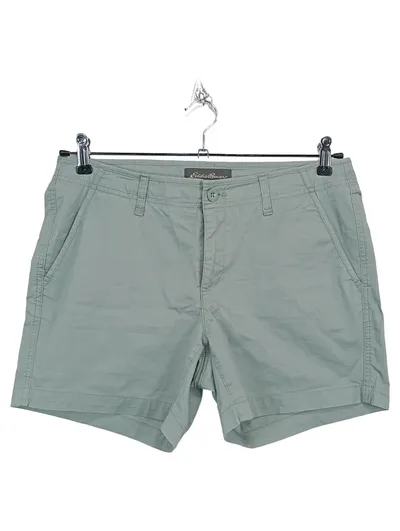 Eddie Bauer Damen Shorts Gr. 40 Grün Casual Wolle