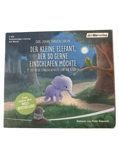 Der kleine Elefant, der einschlafen möchte Hörbuch CD Carl-Johan Forssén Ehrlin