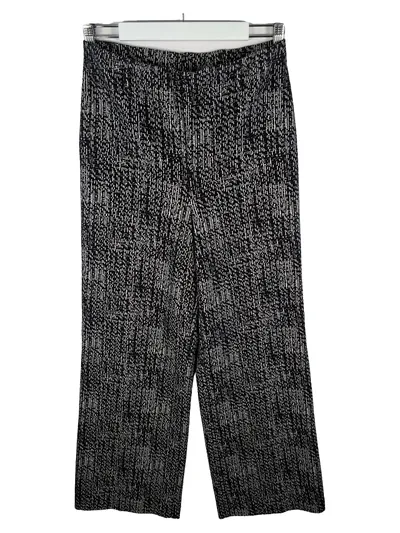 Joseph Ribkoff Stoffhose Damen Gr. M W29, 38 Schwarz Abstrakt Elegant Business