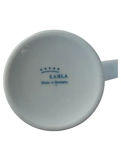 KAHLA Tasse Porzellan Apfel Motiv 9cm Weiß Alltag Minimalistisch