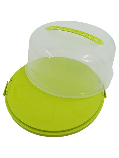 Rotho Kuchentransportbox Fresh Kuchenbehälter 33cm Grün Kunststoff Alltag