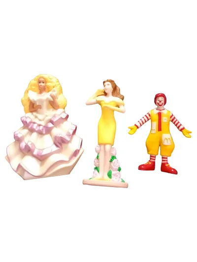 McDonald's Barbie Ronald McDonald Spielfiguren Set Komplett Kinder Mehrfarbig