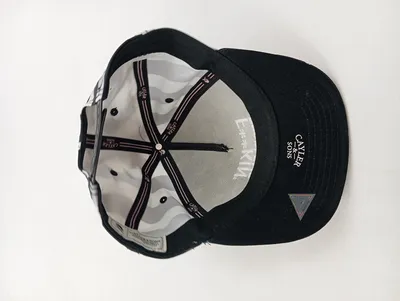 Cayler & Sons Cap Herren Schwarz Sterne Bestickt Streetwear One Size