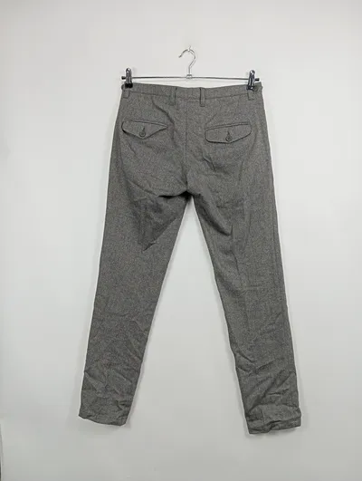 DRYKORN Anzughose Herren W30 Grau Meliert Business Casual