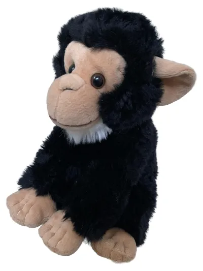 Wild Republic Plüschaffe Baby Kuscheltier Affe Schwarz 20cm Stofftier