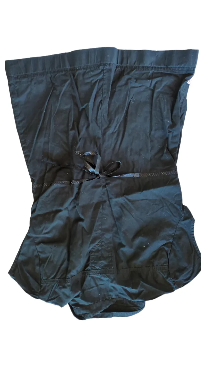 Blutsgeschwister Damen Bluse Gr. 38 M Schwarz Casual Kurzarm Stickerei 2