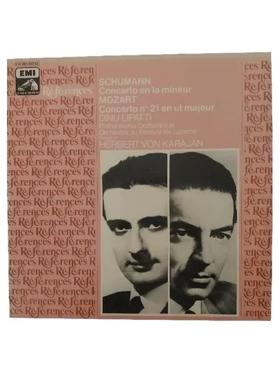 EMI Vinyl Schumann Mozart Concerto Dinu Lipatti Herbert von Karajan Klassik