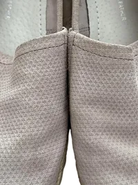 COX Damen Espadrilles Leder Slipper Gr. 38 Beige Rosa Bast 3