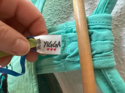 Yigga Mädchen Sommerkleid Gr. 158 Türkis Schmetterling Pailletten