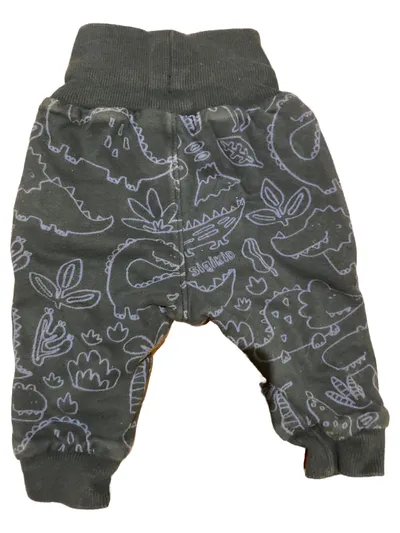 sigikid Kinder Jungen Jogginghose Gr. 62 Blau Dino Muster Baumwolle