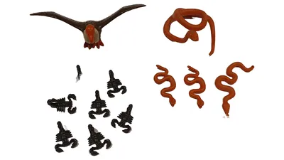 Schleich Spielfiguren-Set Geier Schlangen Skorpione Mehrfarbig Kinder