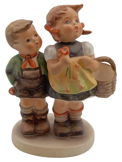 Goebel Hummel Dekofigur Brüderlein und Schwesterlein To Market Keramik