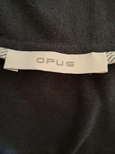 OPUS Damen Leichte Weste Gr. 36/S Grau Modern Ärmellos Casual Business