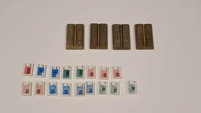 PLAYMOBIL Spielkasse mit Spielgeld und Goldbarren, Mehrfarbig, Kinder