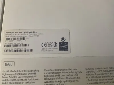 Apple iPad mini 16GB Tablet Weiß 8 Zoll