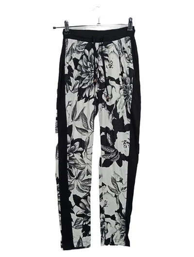 Buffalo London Damen Jogginghose Gr. 34 Blumenmuster Mehrfarbig Casual
