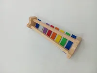 Eichhorn Xylophon Holzspielzeug Musikinstrument Kinder Mehrfarbig 28cm 3