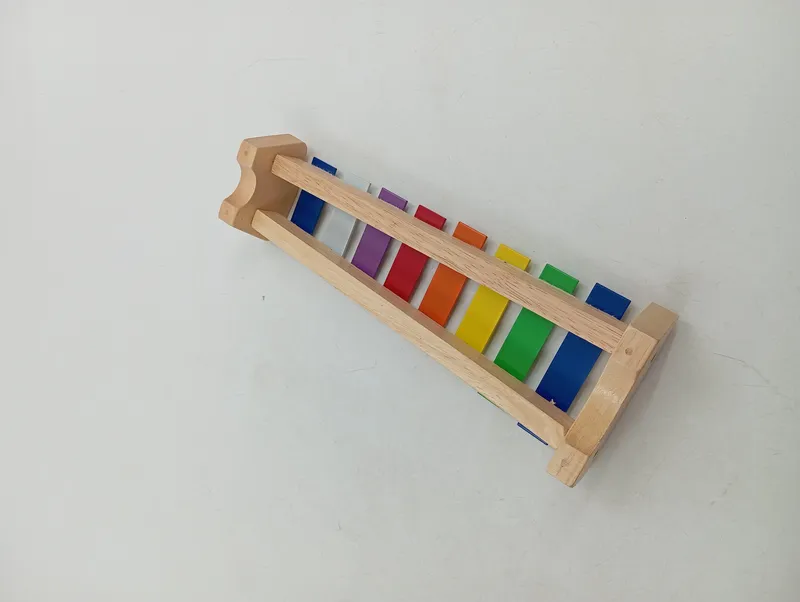 Eichhorn Xylophon Holzspielzeug Musikinstrument Kinder Mehrfarbig 28cm 3