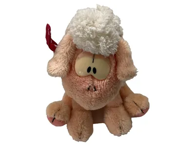 Diddl Plüschtier Hund Rosa Nostalgisch Kuscheltier 12cm