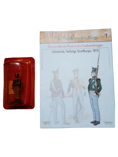 Del Prado Infanterist Hellwigs Streifkorps 1813 Spielfigur Grün 6cm