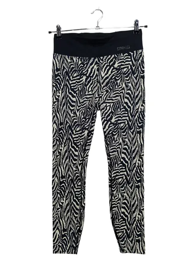 Stronger Damen Leggings 38 Sportlich Zebramuster Mehrfarbig